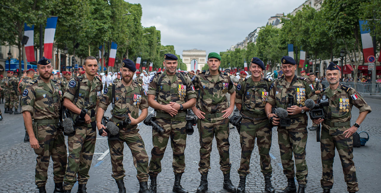 Bannière 14 juillet 2015 : L’ECPAD largement relayé médiatiquement