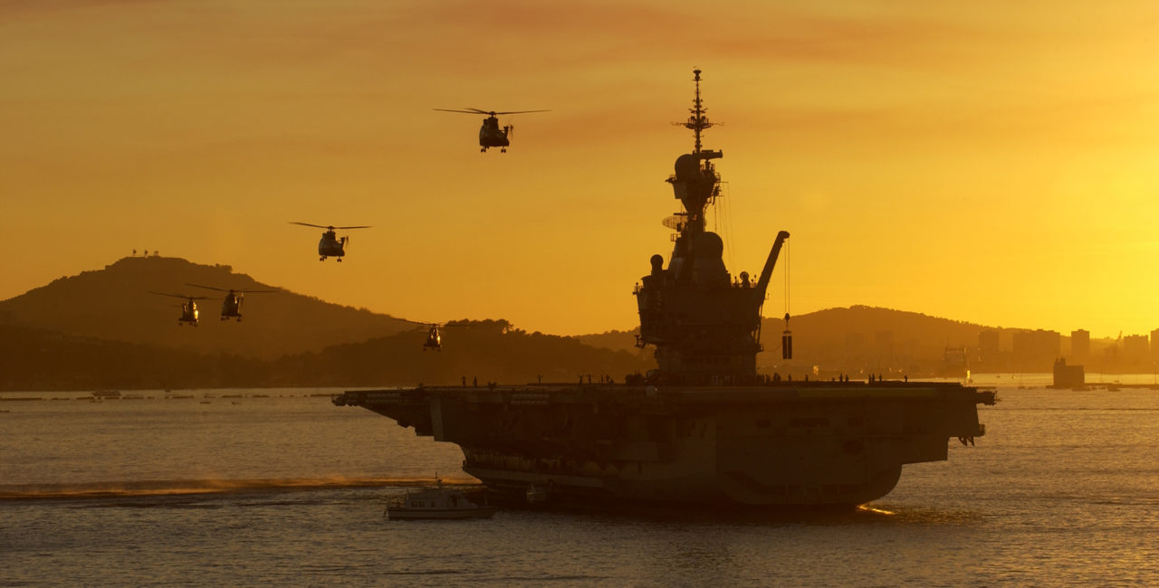 Bannière porte-avions,fleurons de la marine française