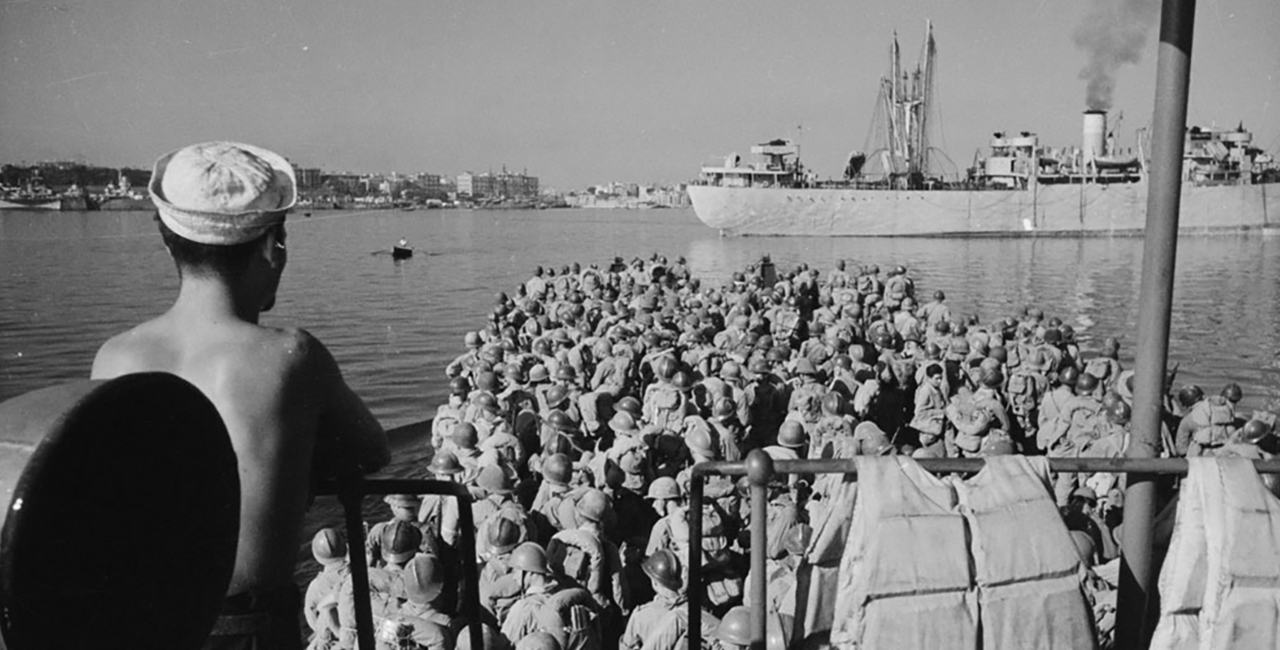 Bannière Le débarquement de Provence, août 1944