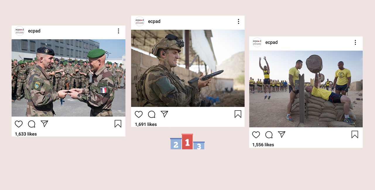 Bannière L’ECPAD sur Instagram : le top 3 de 2019