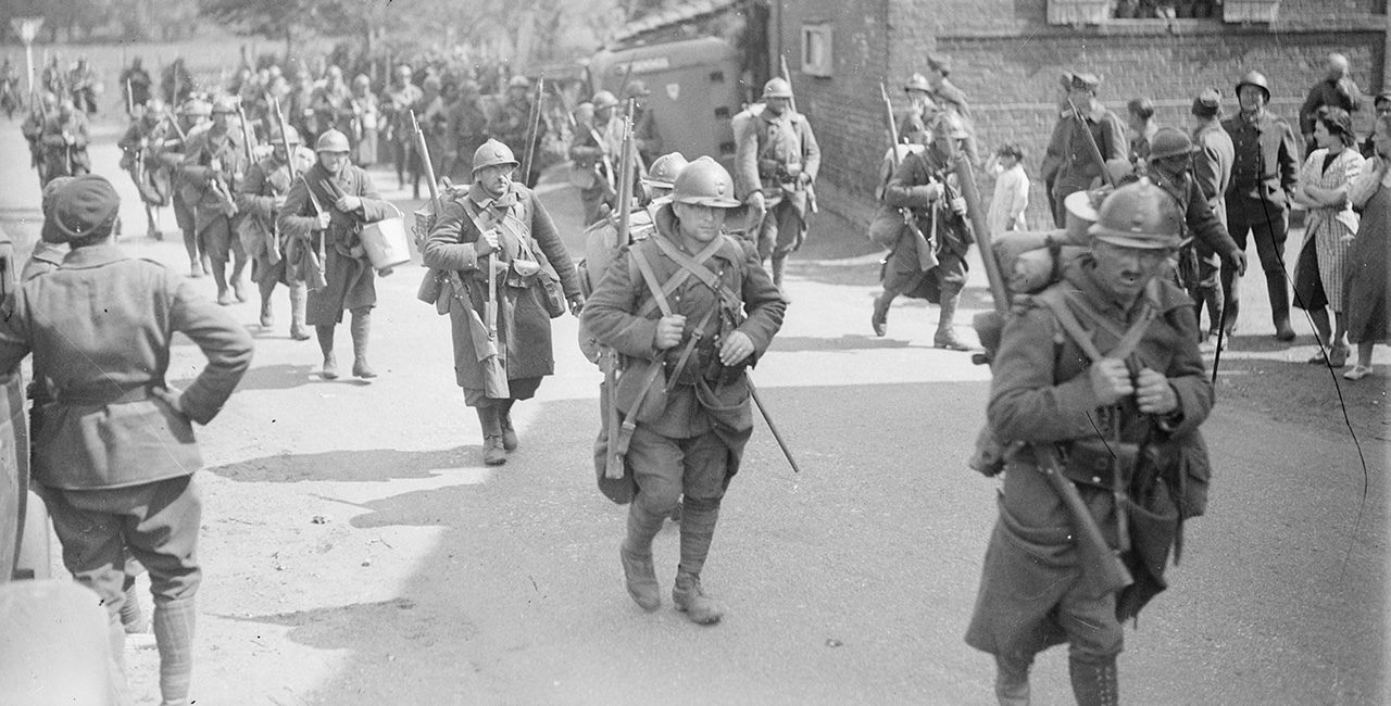 Bannière La bataille de France : 10 mai – 22 juin 1940 (vue du côté français)