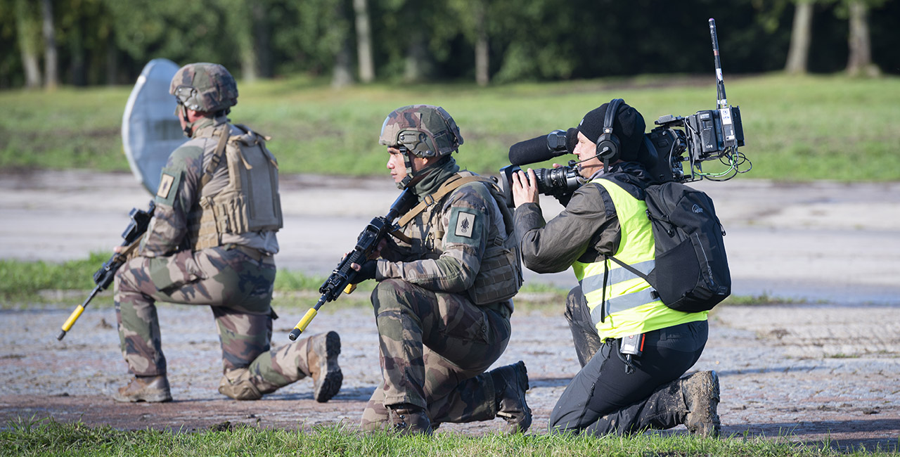 Bannière L’ECPAD s’est mobilisé pour la présentation des capacités de l’armée de Terre 2021