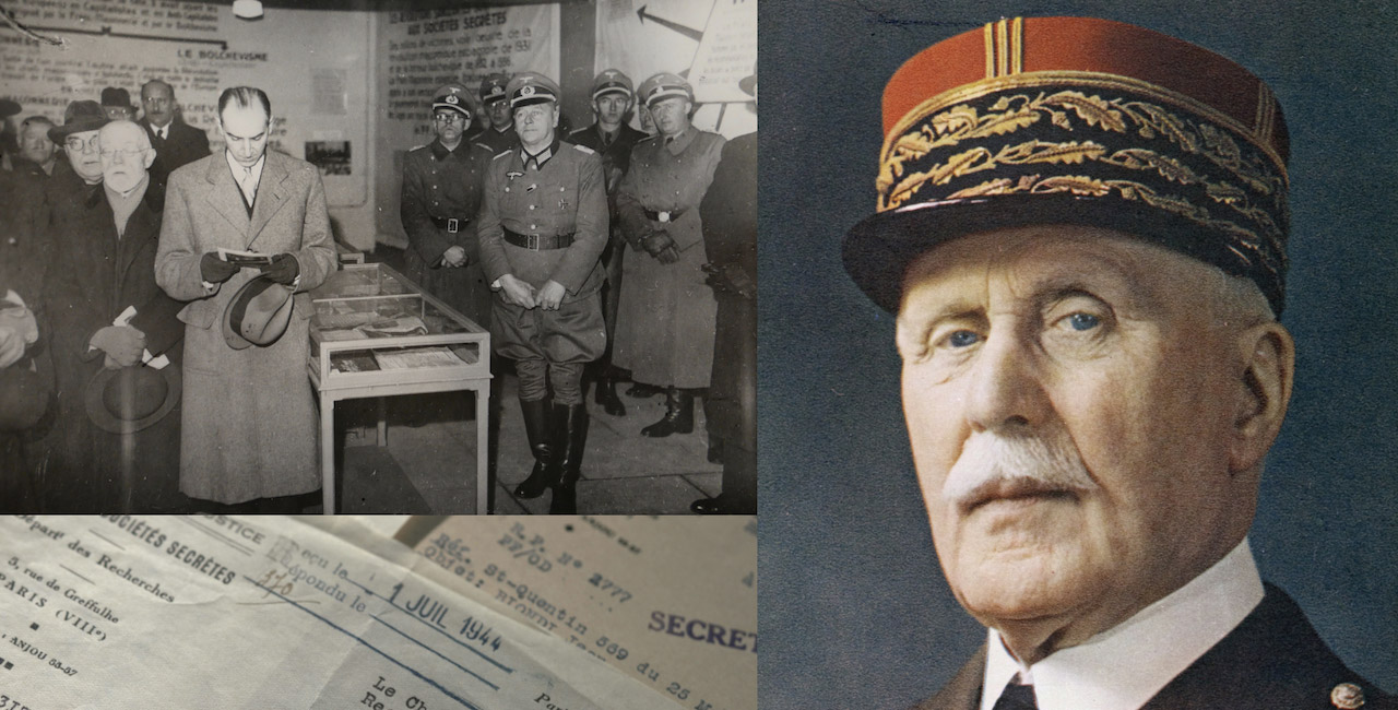 Bannière L’ECPAD coproducteur de <i>Pétain et les francs-maçons</i>