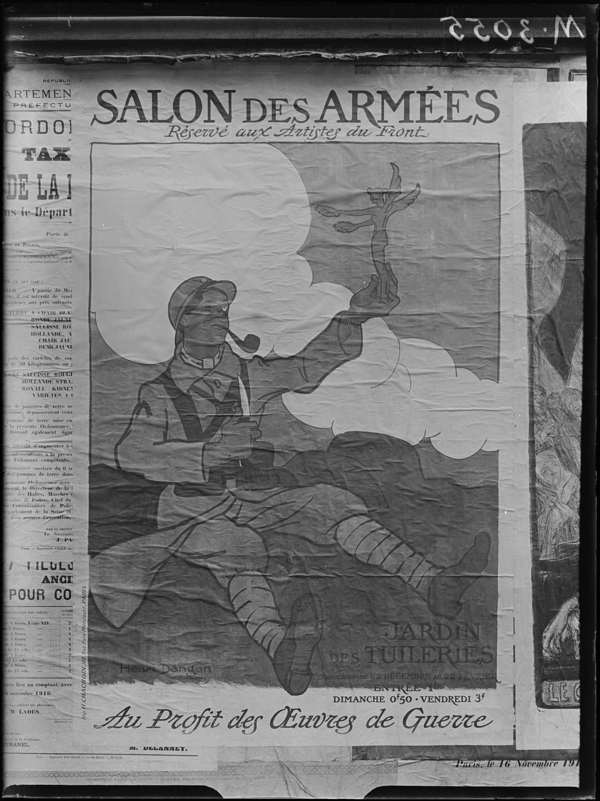 Affiche du Salon des armées. 
Décembre 1916, Paris.