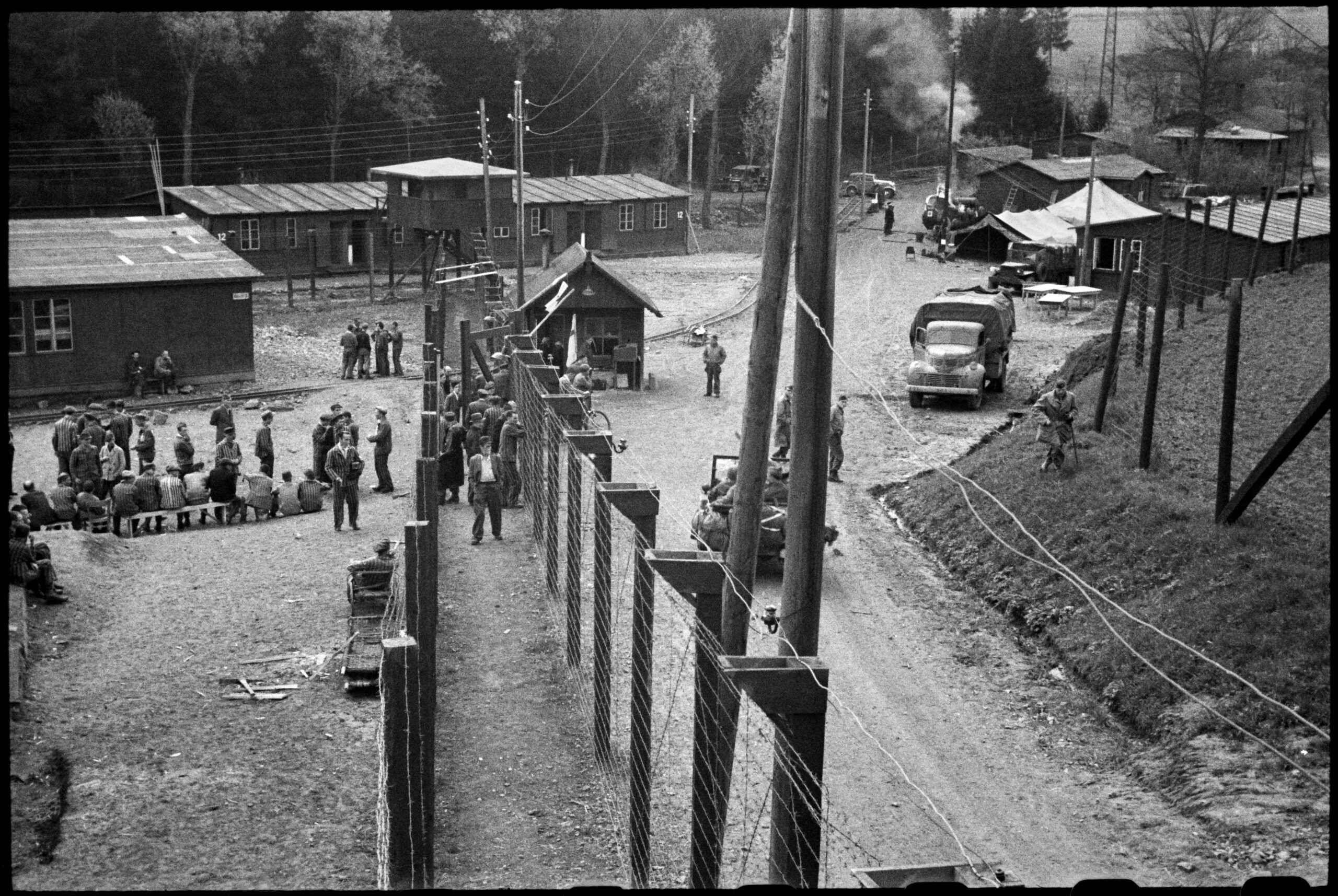 L’entrée du camp de Vaihingen