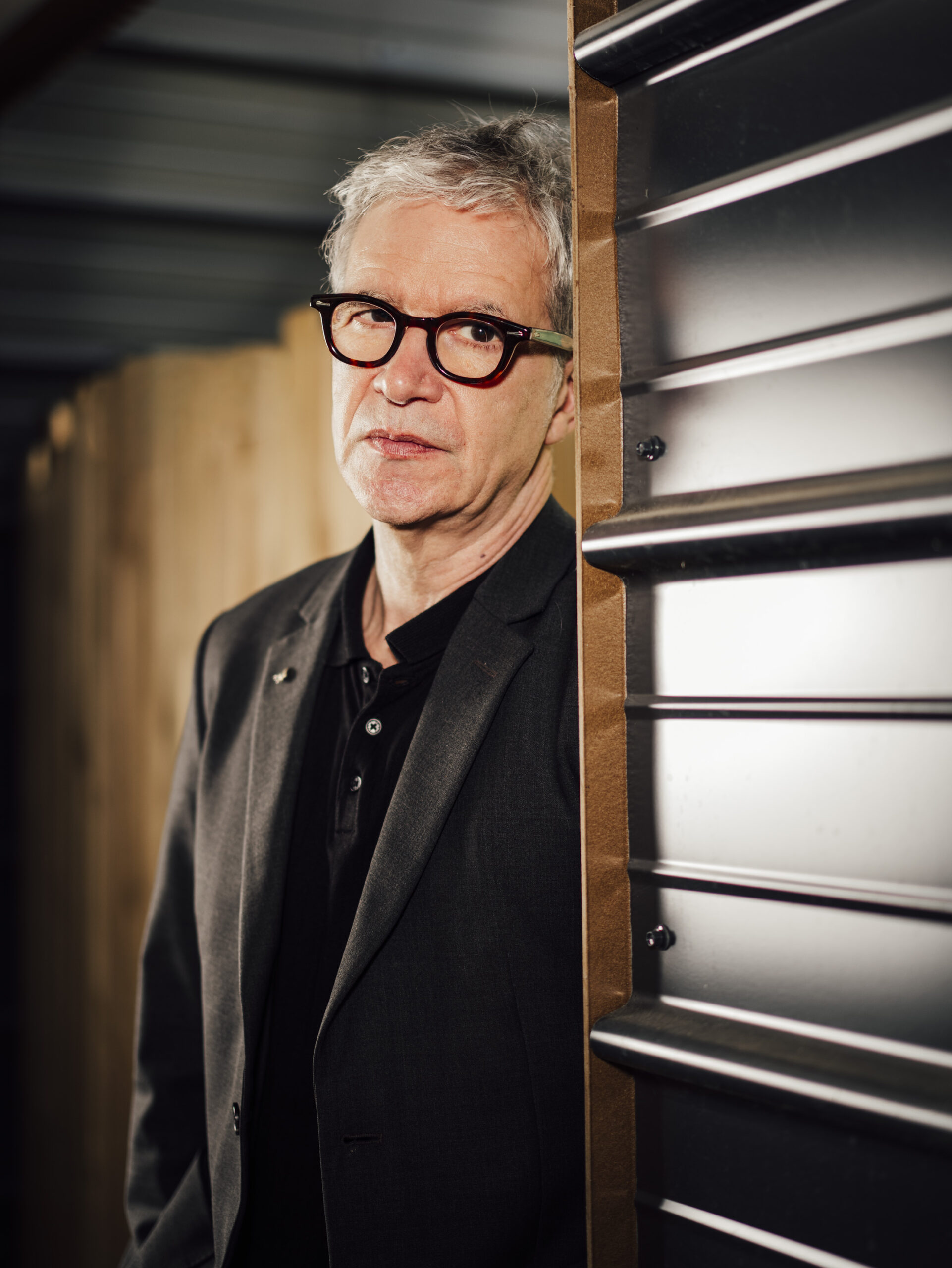 Portrait de Christophe Cognet en résidence au fort d'Ivry-sur-Seine